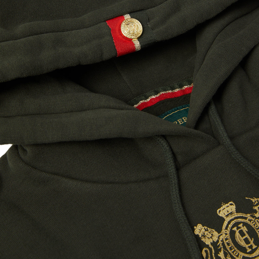 Womens Heritage Hoodie Racing Green