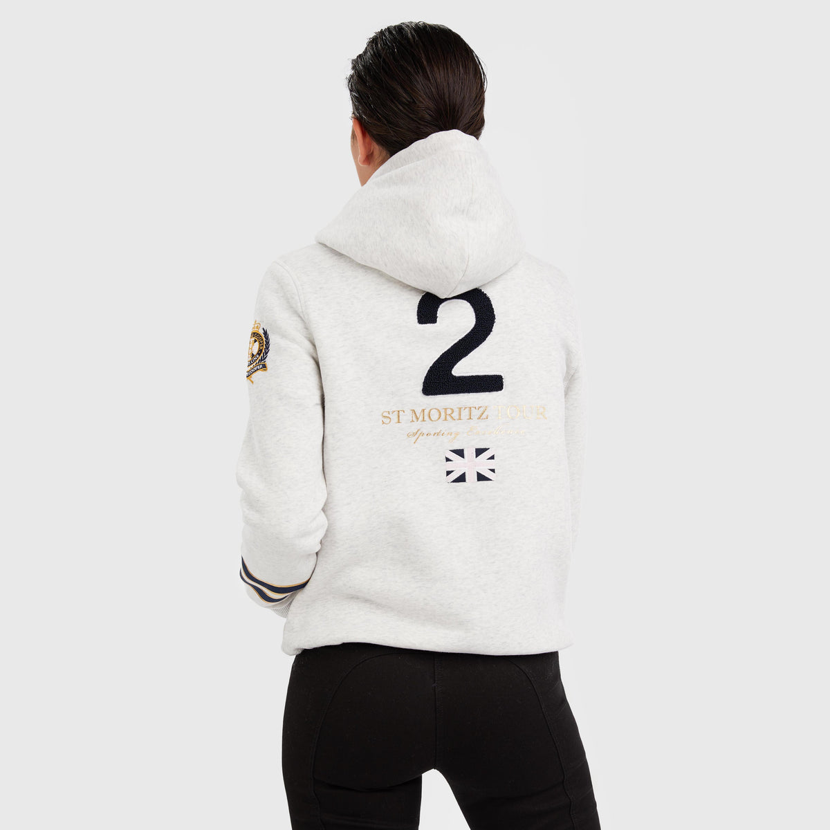 Womens Heritage Hoodie Ice Grey