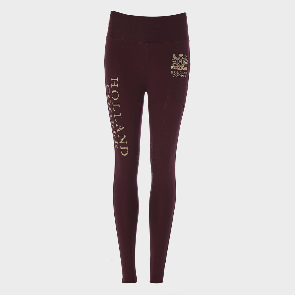 Womens Sport Leggings Mulberry