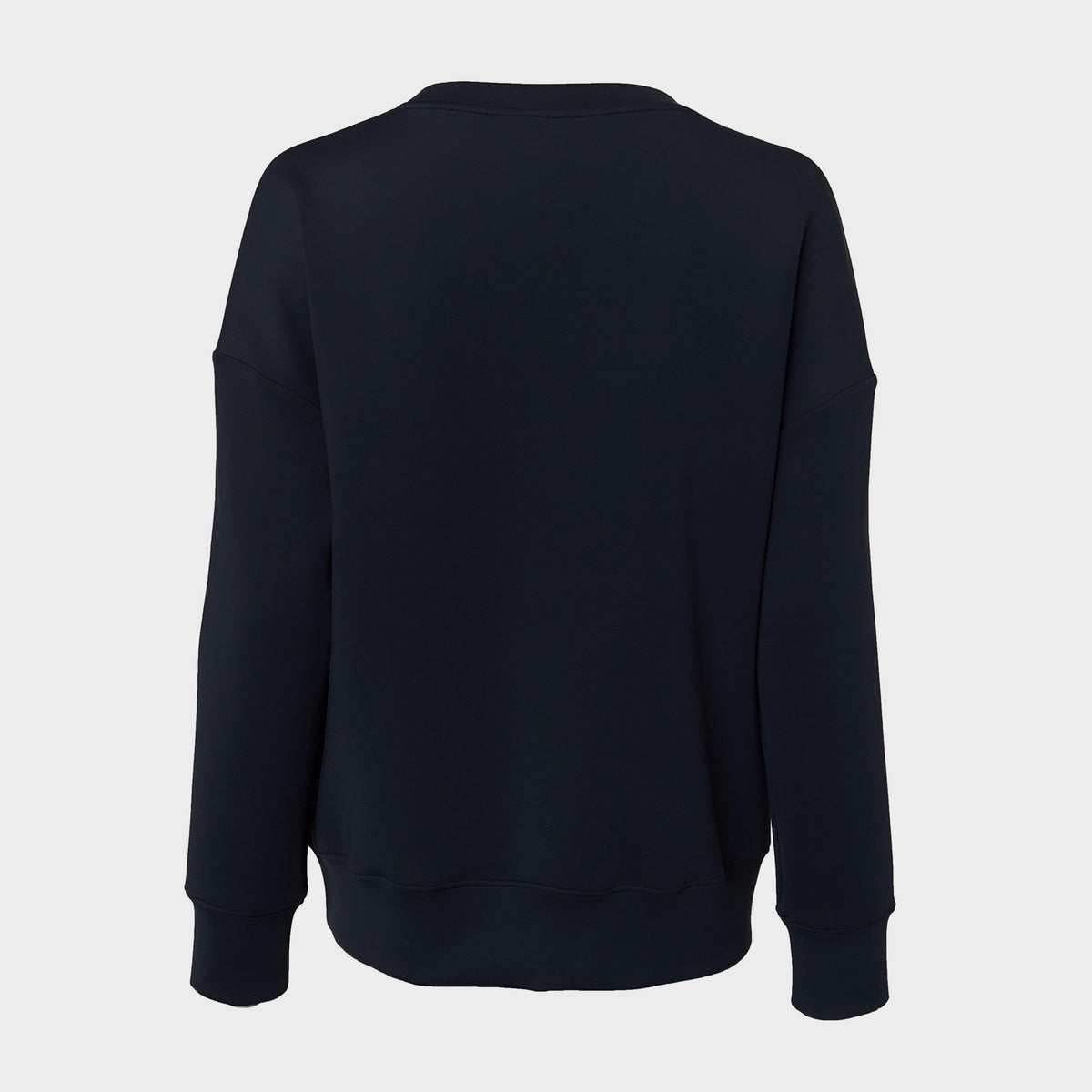 Womens Crystal Crew Neck Sweater Ink Navy