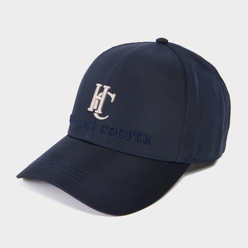 Womens Burghley Equestrian CapInk Navy Monogram
