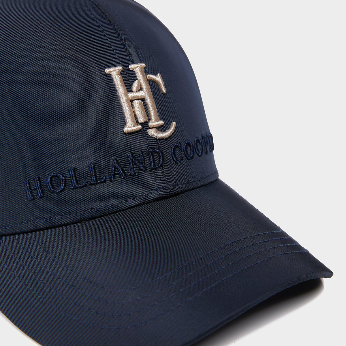 Womens Burghley Equestrian CapInk Navy Monogram