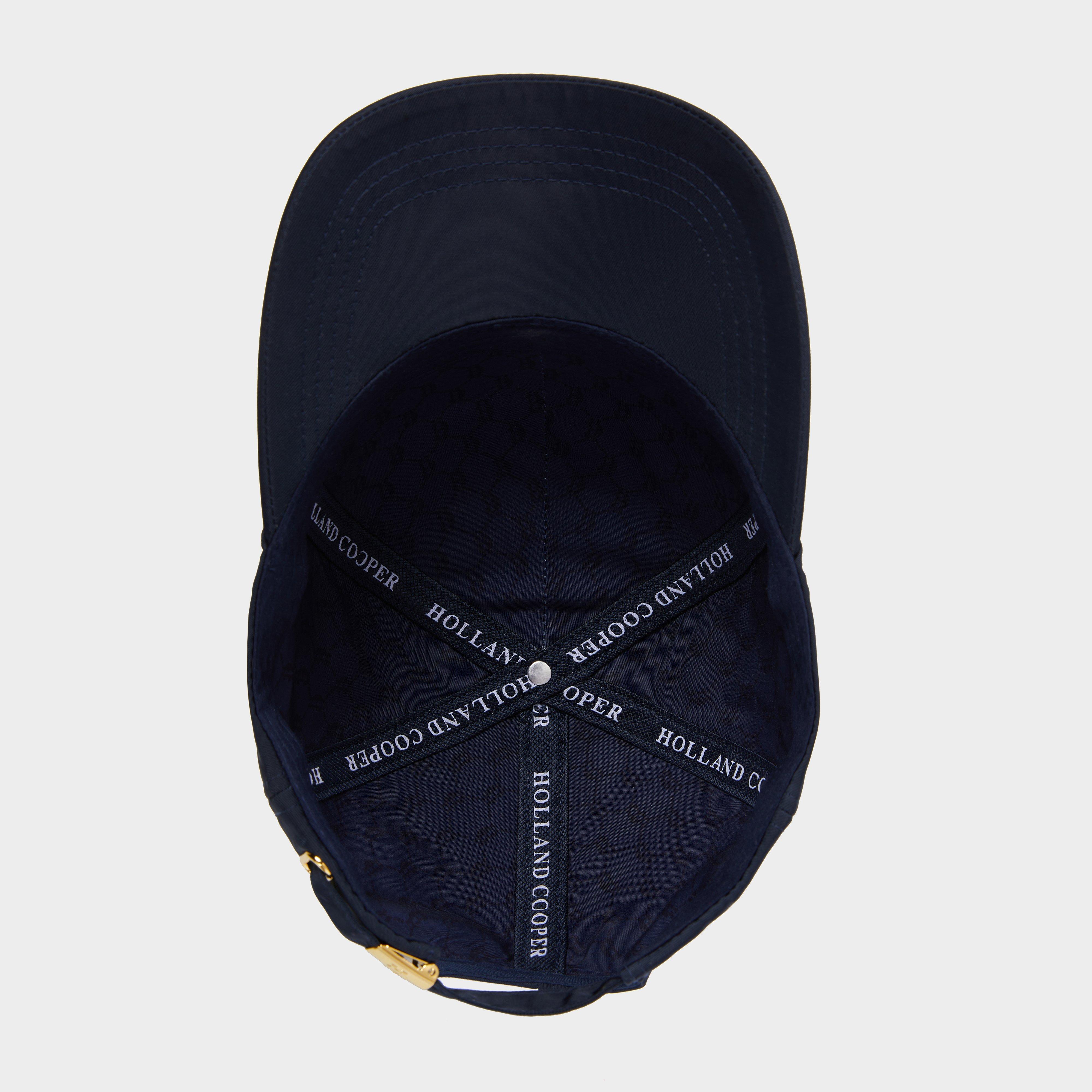 Womens Burghley Equestrian CapInk Navy Monogram