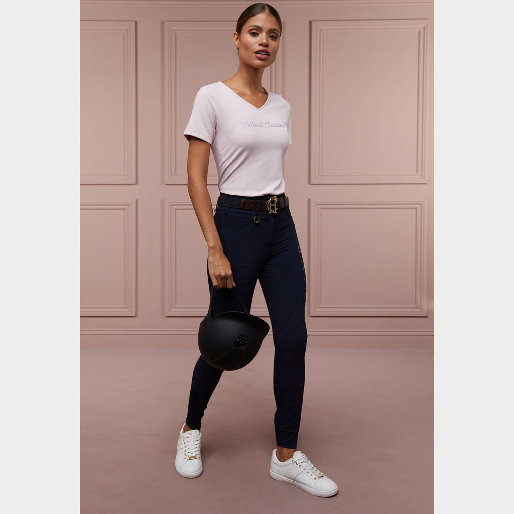 Womens Training V-Neck Tee Blush