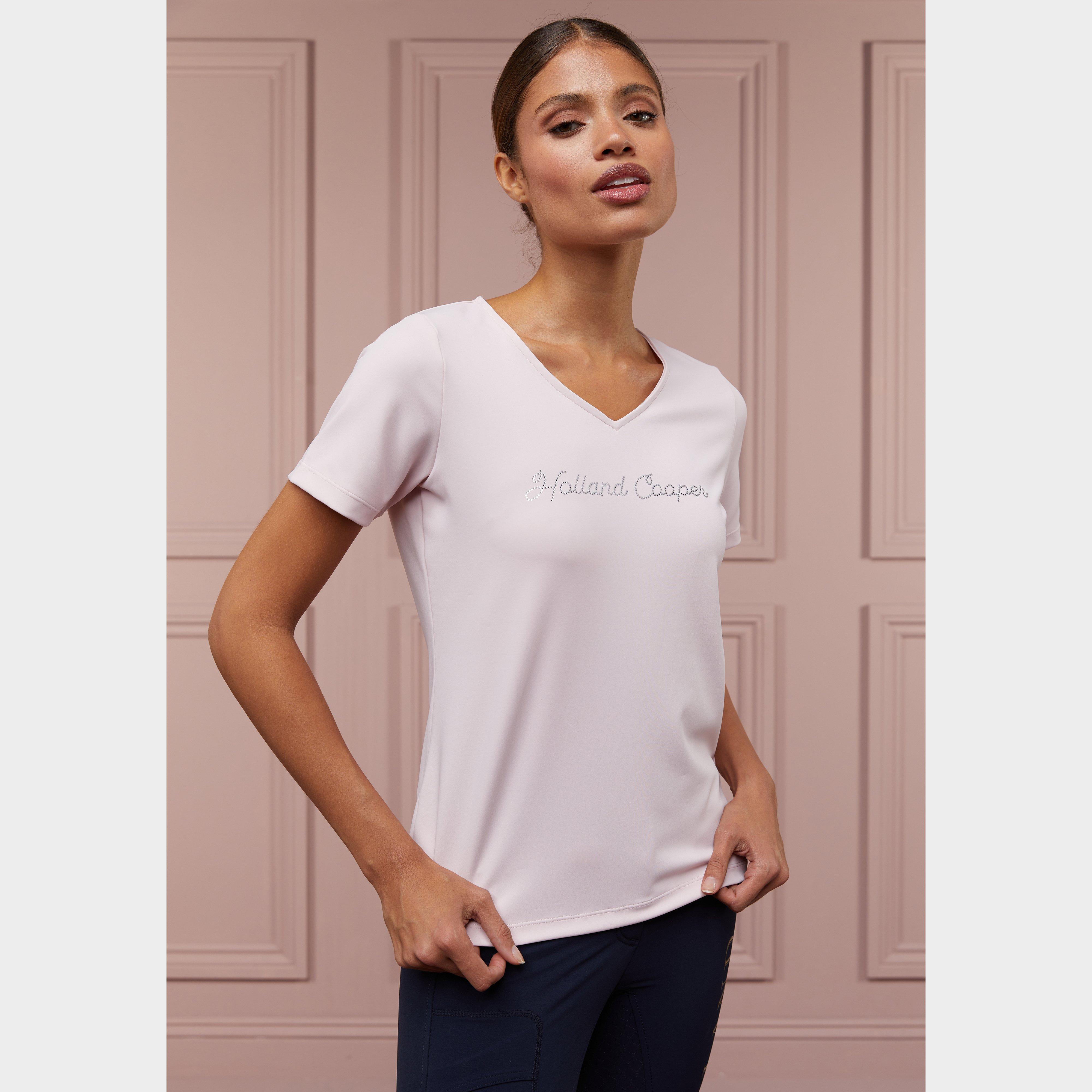 Womens Training V-Neck Tee Blush