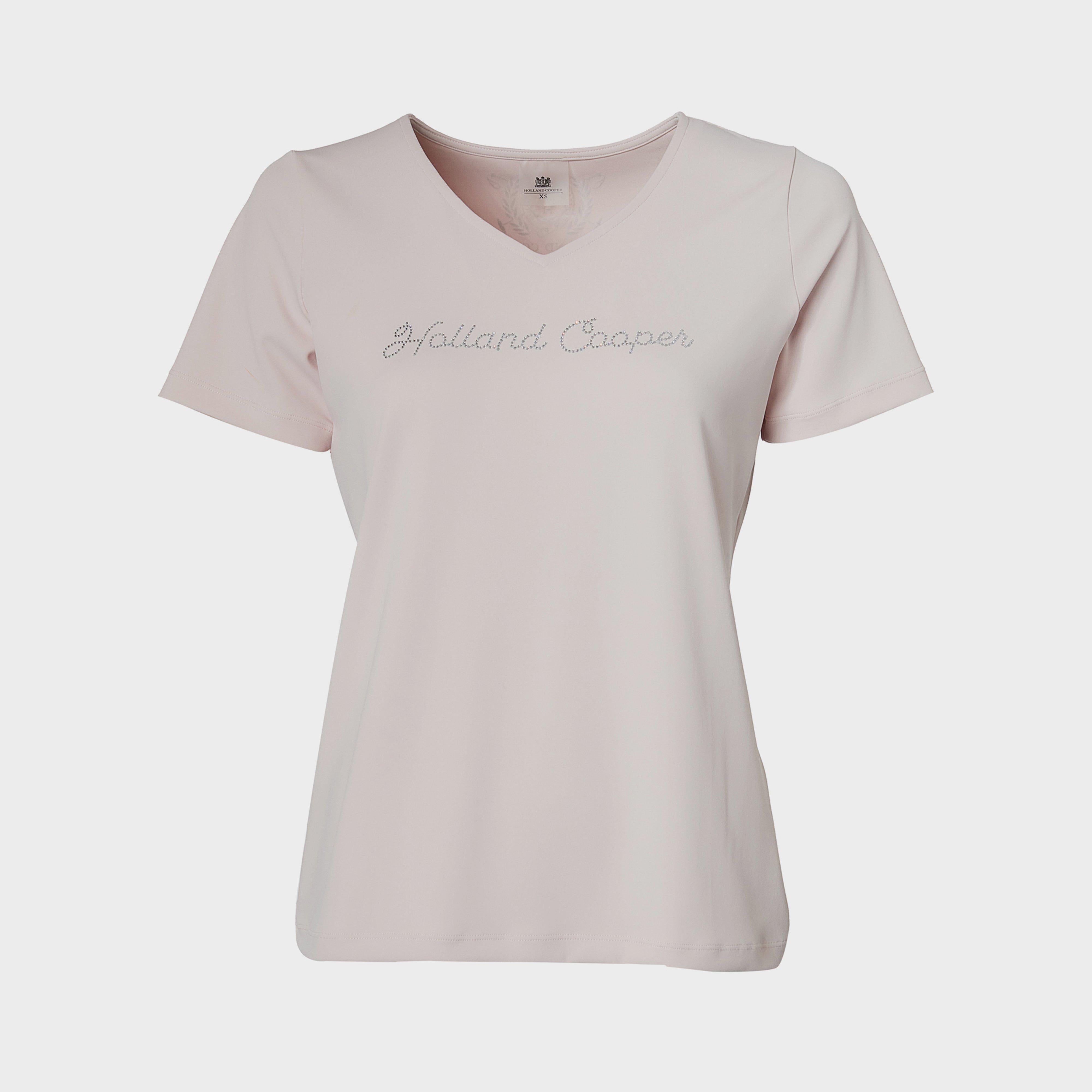 Womens Training V-Neck Tee Blush