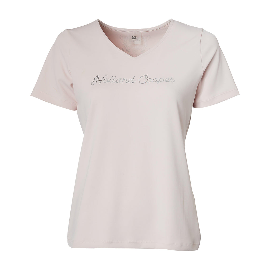 Womens Training V-Neck Tee Blush