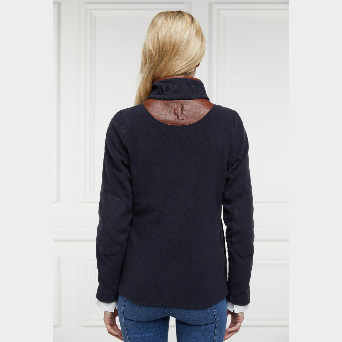 Womens Country Half Zip Fleece Ink Navy
