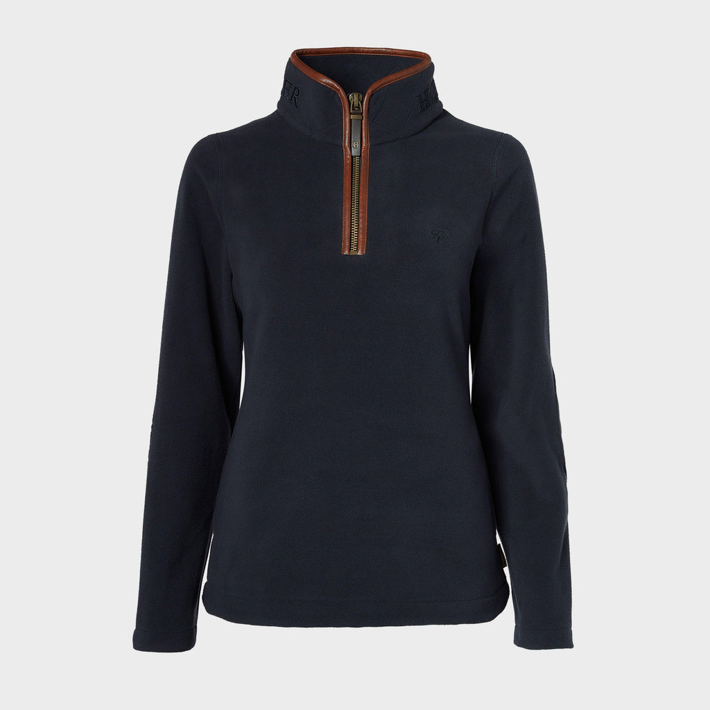Womens Country Half Zip Fleece Ink Navy