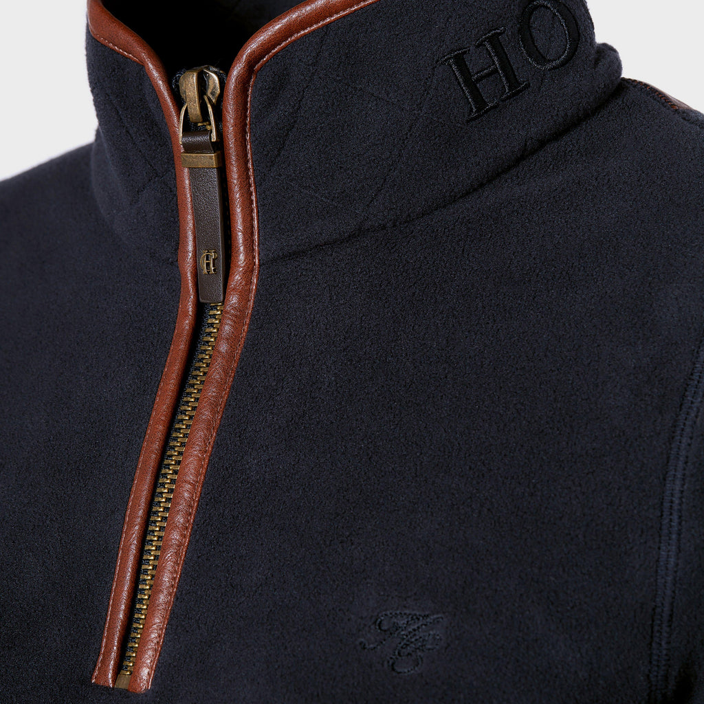 Womens Country Half Zip Fleece Ink Navy