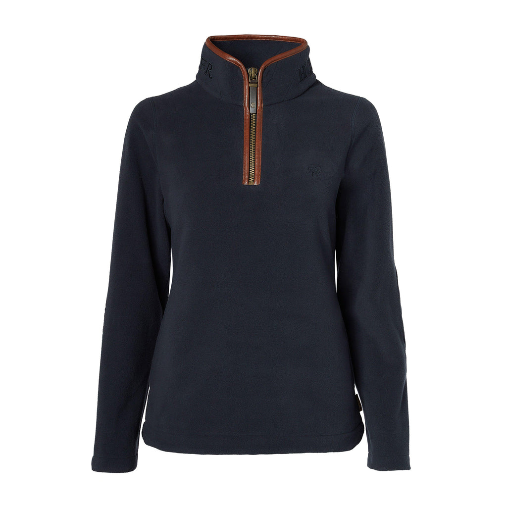 Womens Country Half Zip Fleece Ink Navy