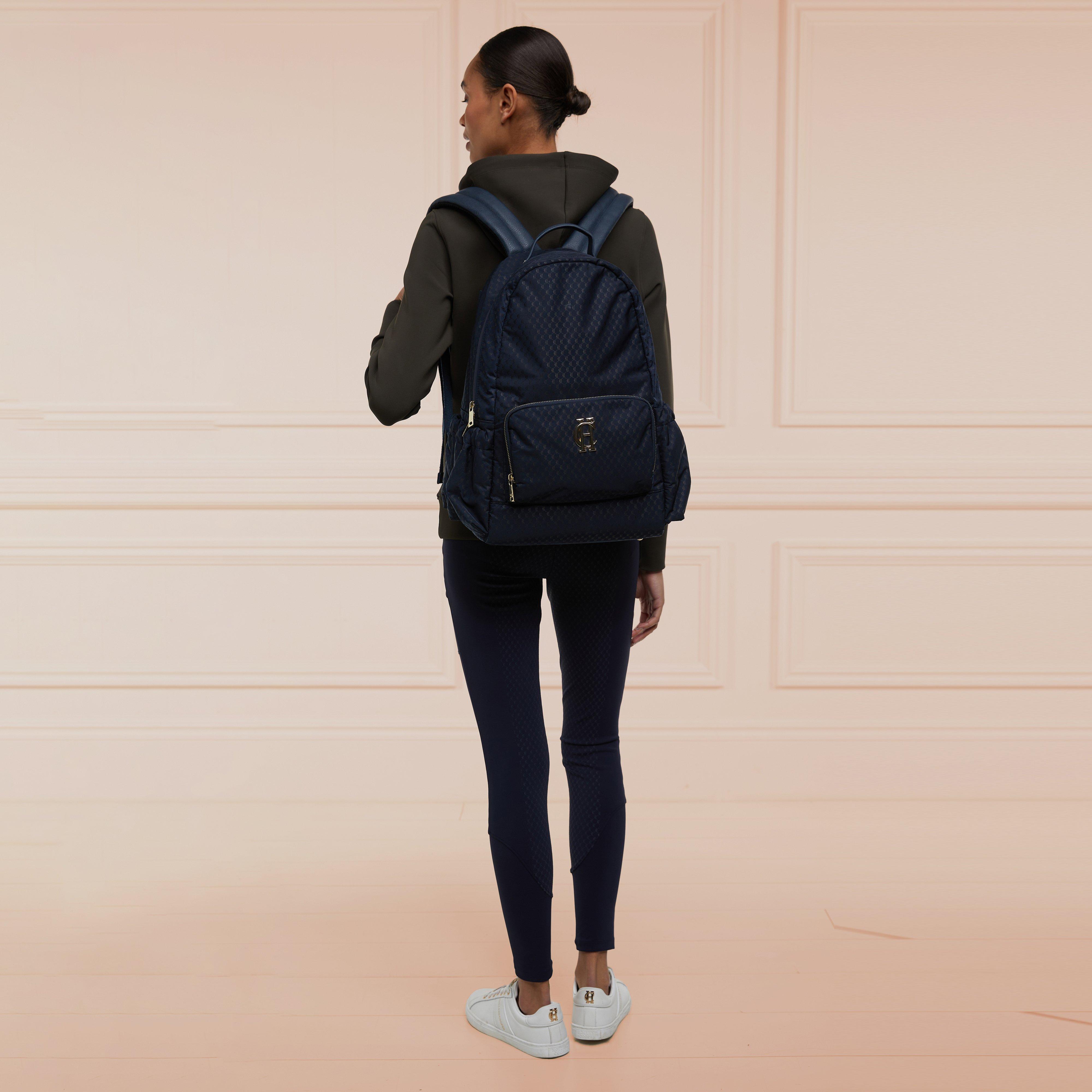Burghley Backpack Ink Navy Monogram