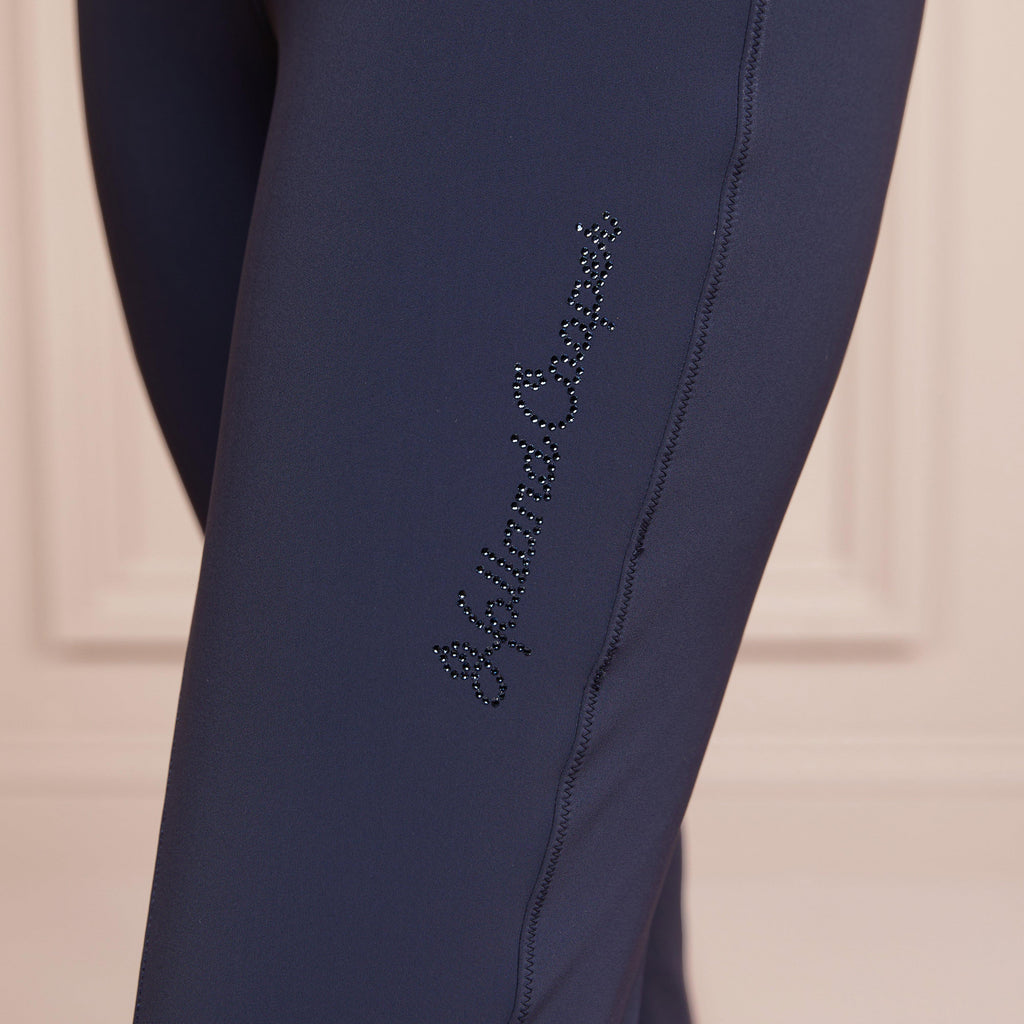 Womens Premium Mid Rise Breeches Yale Blue