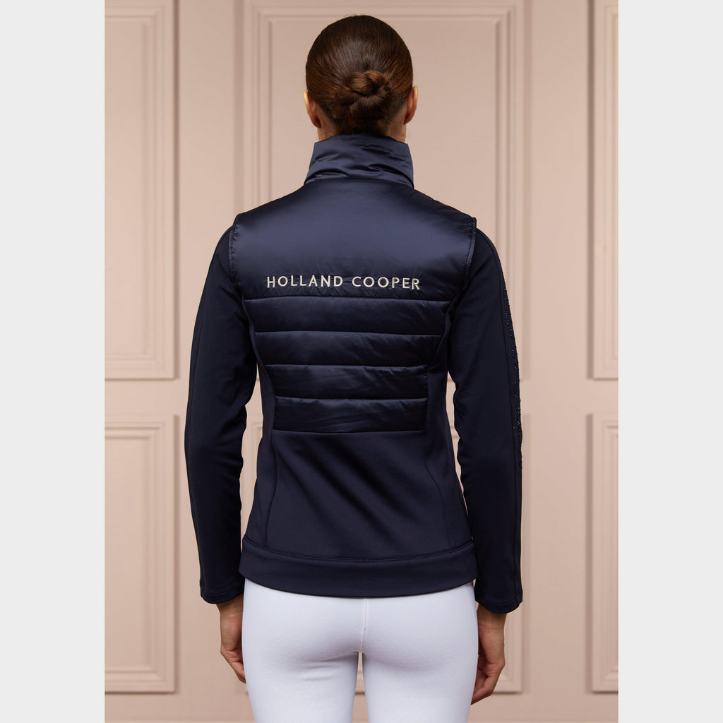 Womens Hybrid Gilet Ink Navy
