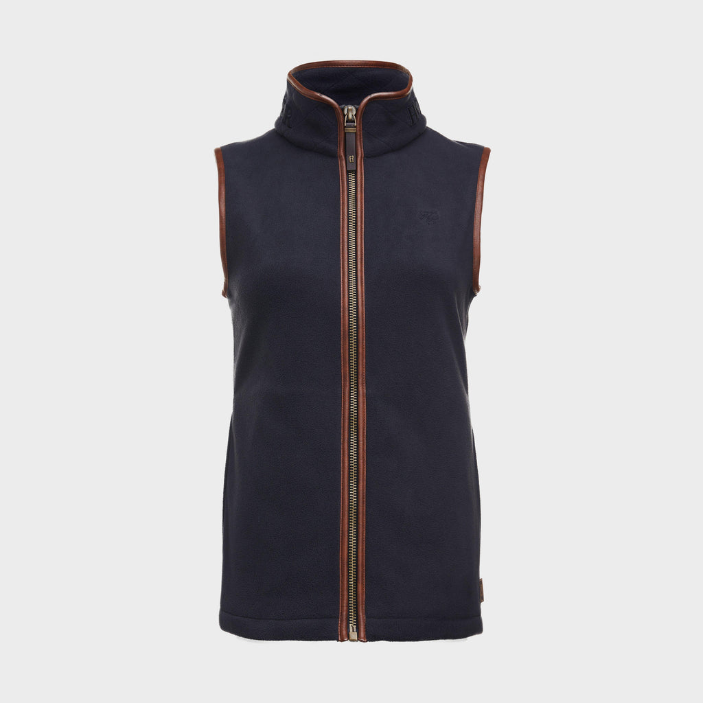 Womens Country Fleece Gilet Ink Navy