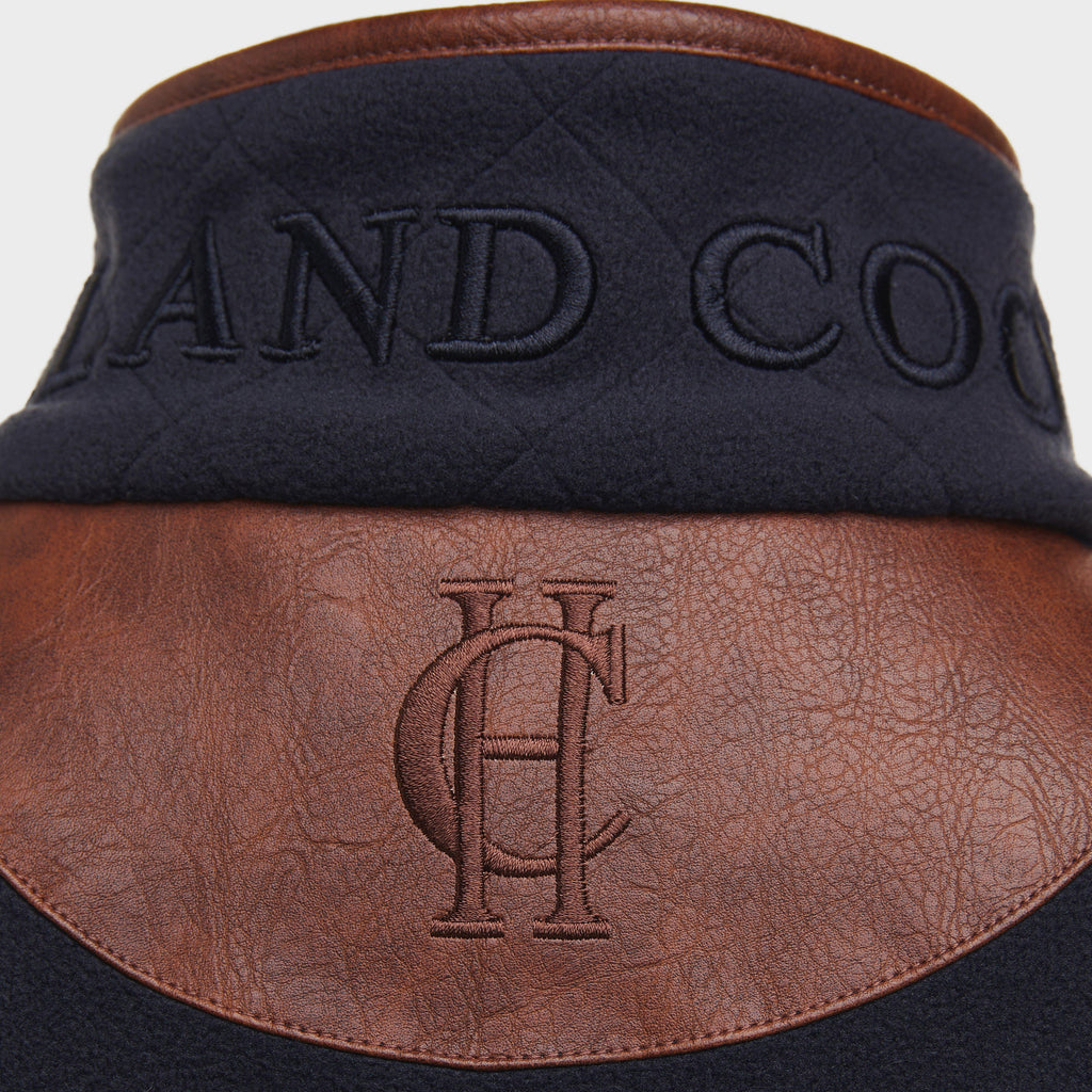 Womens Country Fleece Gilet Ink Navy