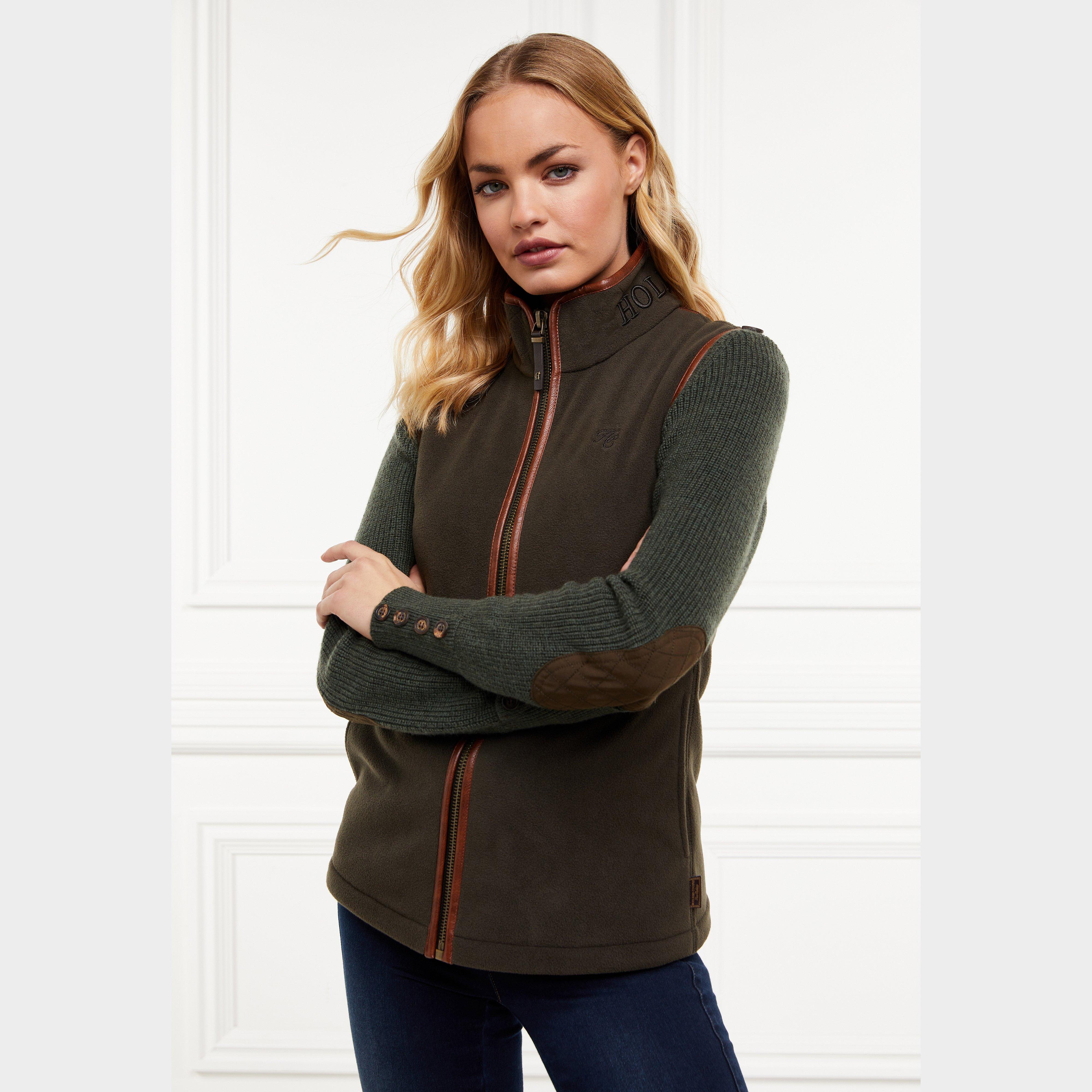Womens Country Fleece Gilet Khaki
