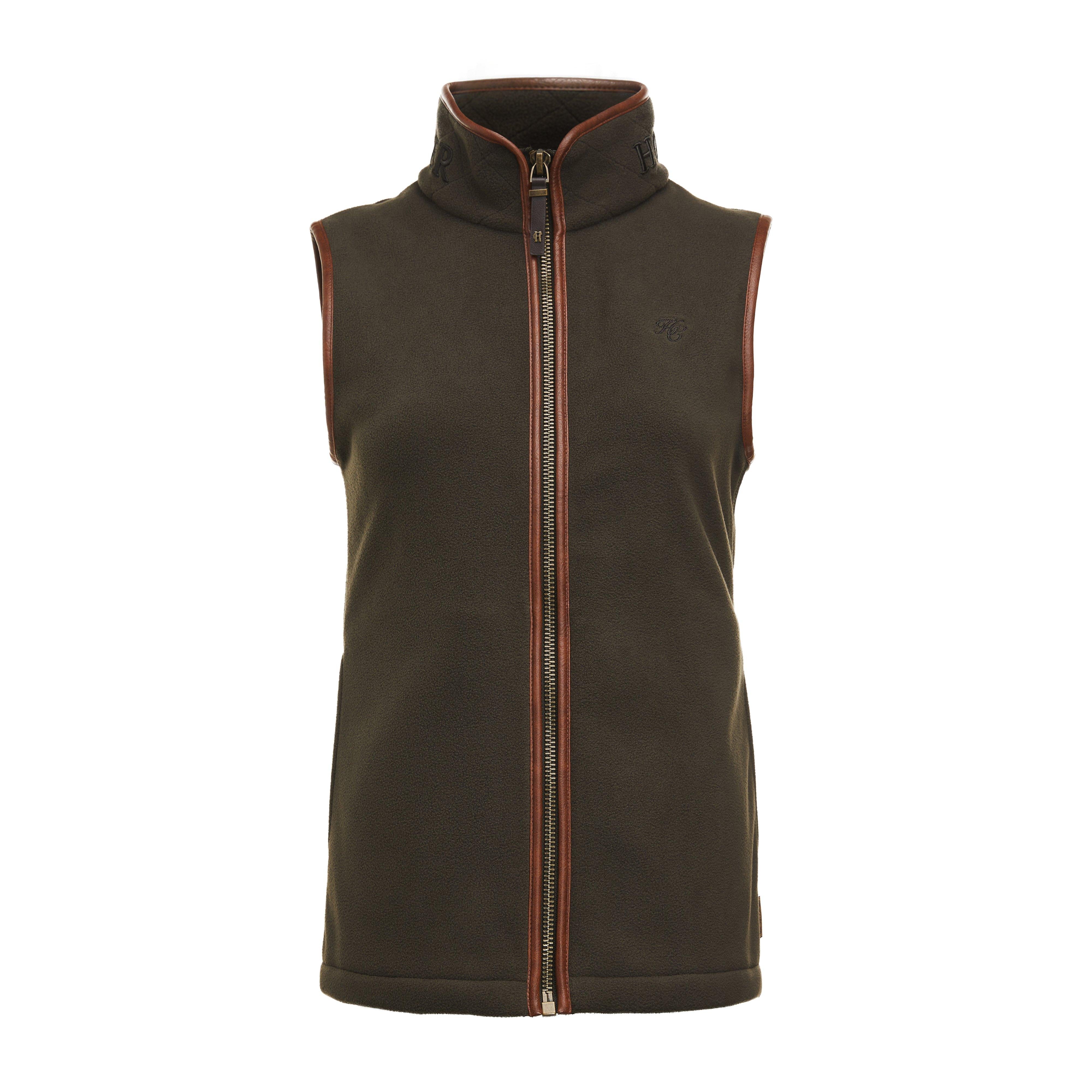 Womens Country Fleece Gilet Khaki