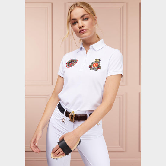 Womens Team Polo Shirt White