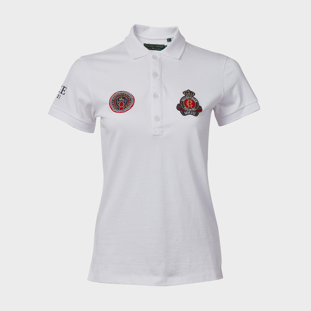 Womens Team Polo Shirt White