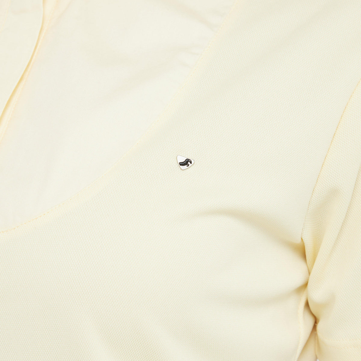 Womens Short Sleeve Tie Shirt Yellow