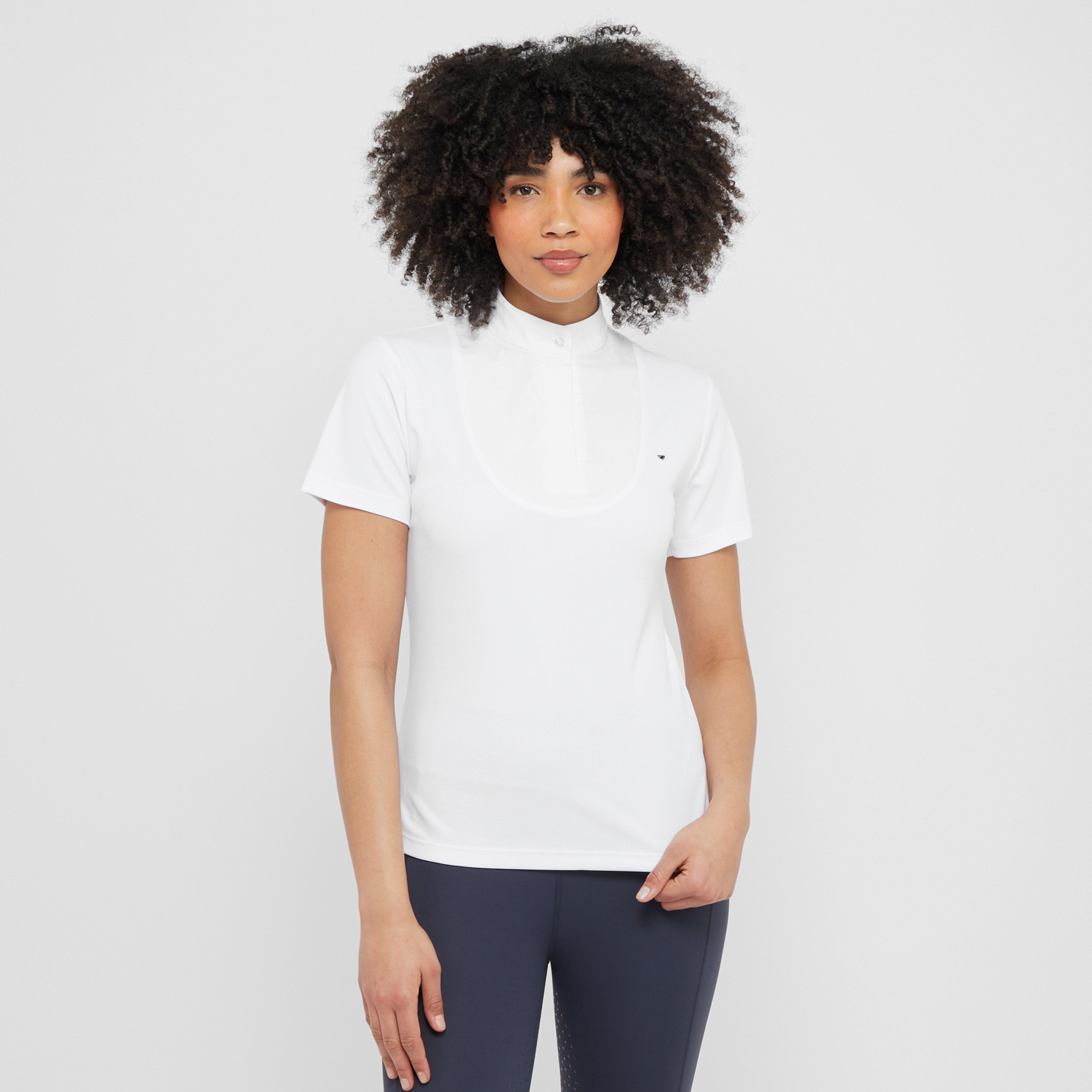 Womens Short Sleeve Stock Shirt White