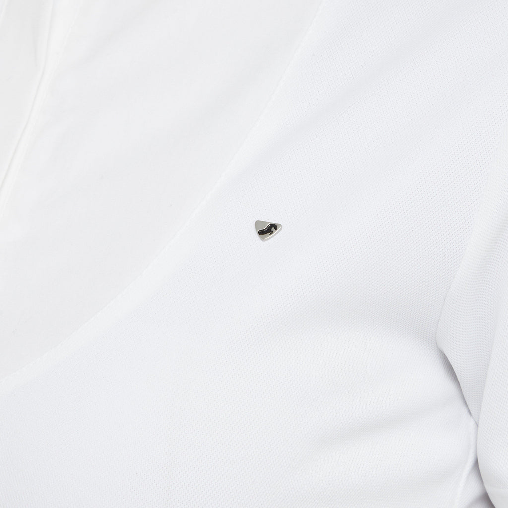 Womens Short Sleeve Stock Shirt White