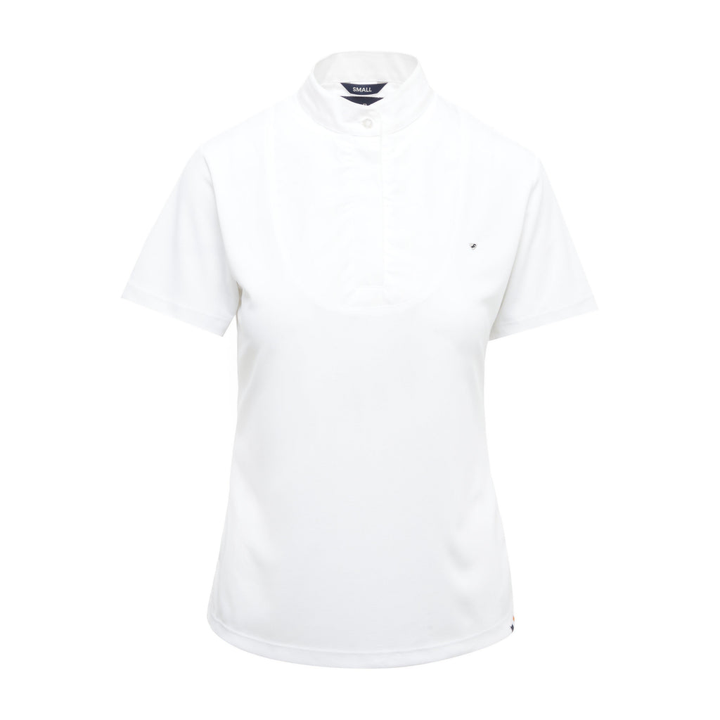 Womens Short Sleeve Stock Shirt White