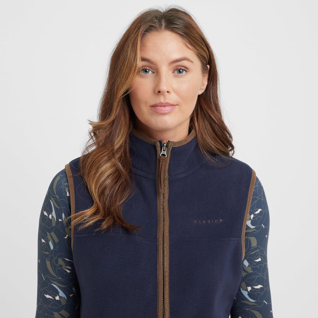 Womens Fleece Gilet Navy