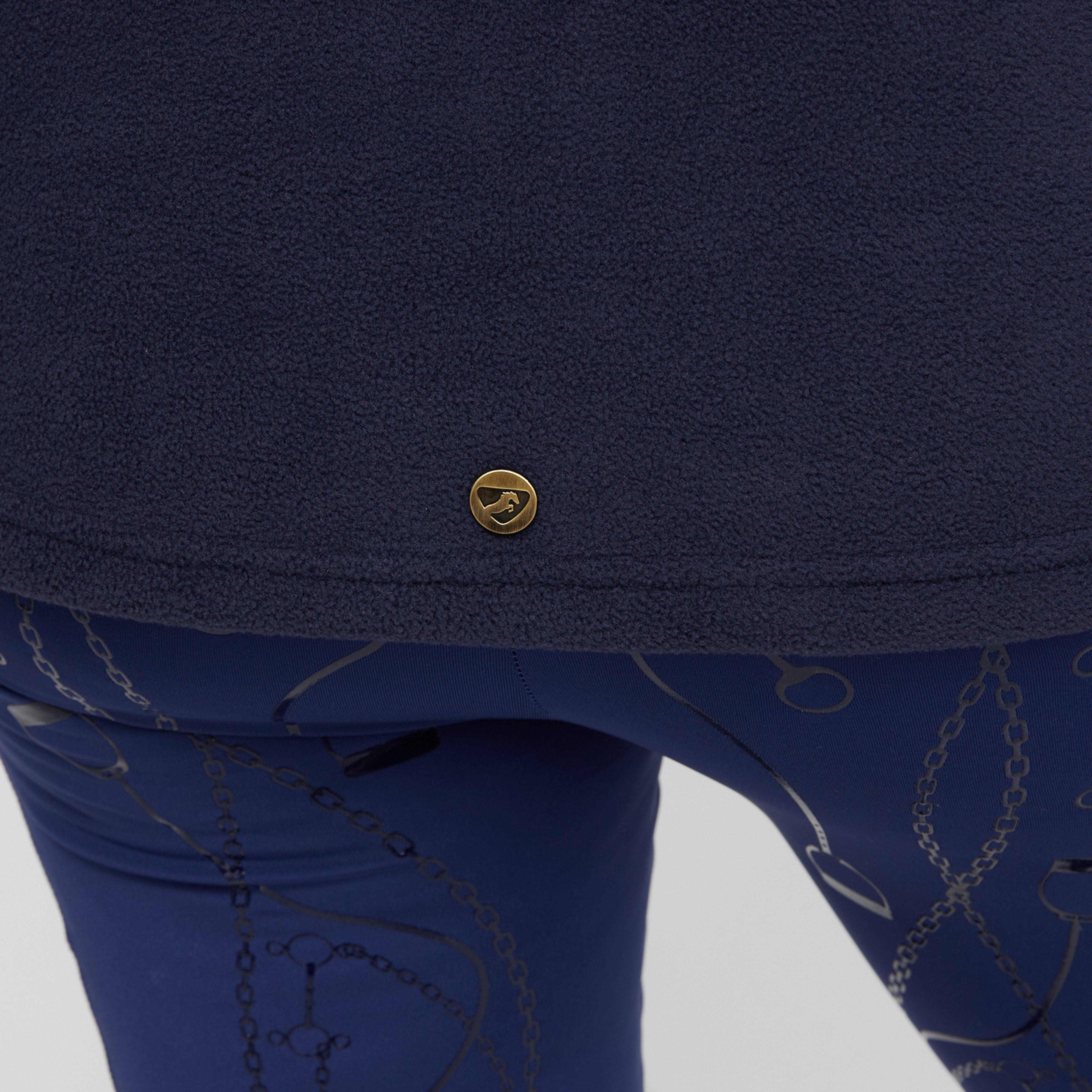 Womens Half Zip Fleece Navy