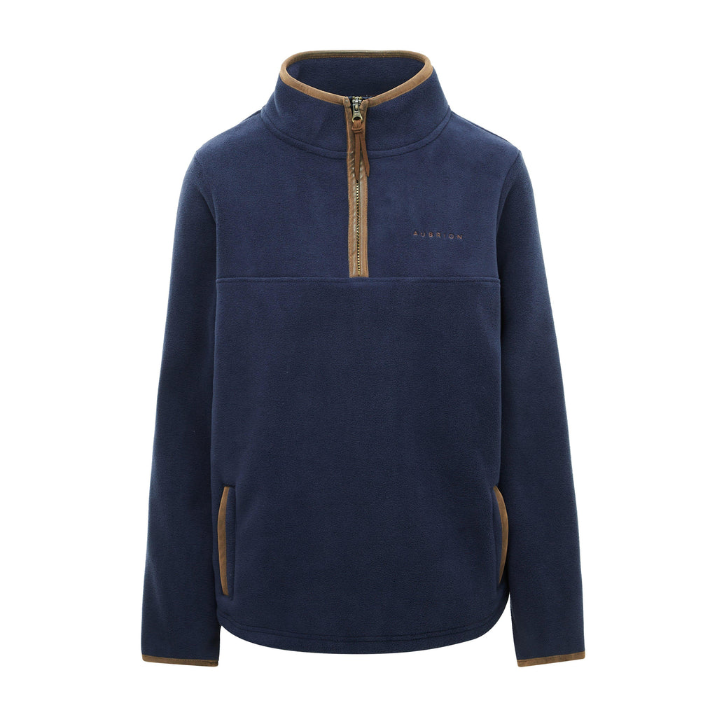 Womens Half Zip Fleece Navy