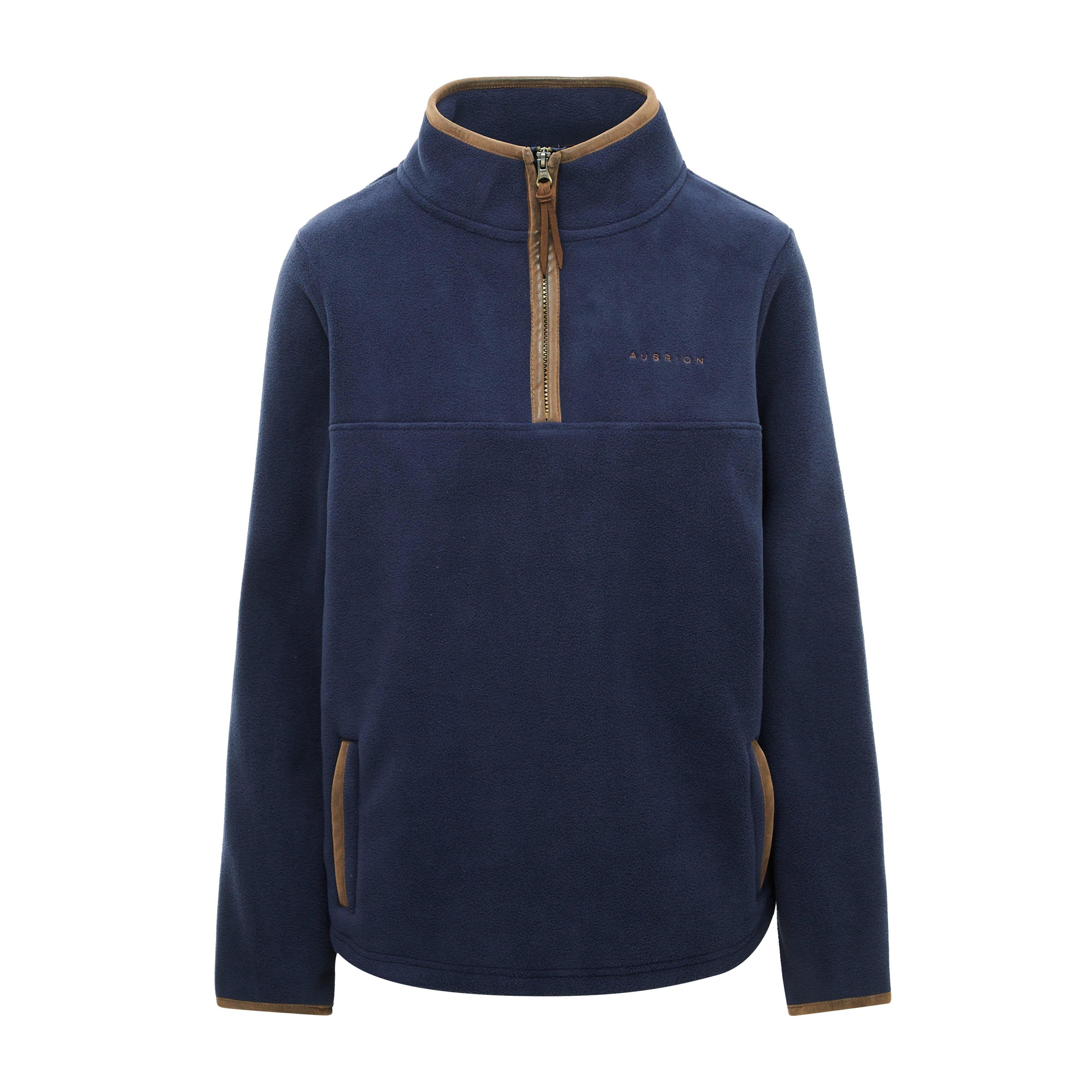 Womens Half Zip Fleece Navy
