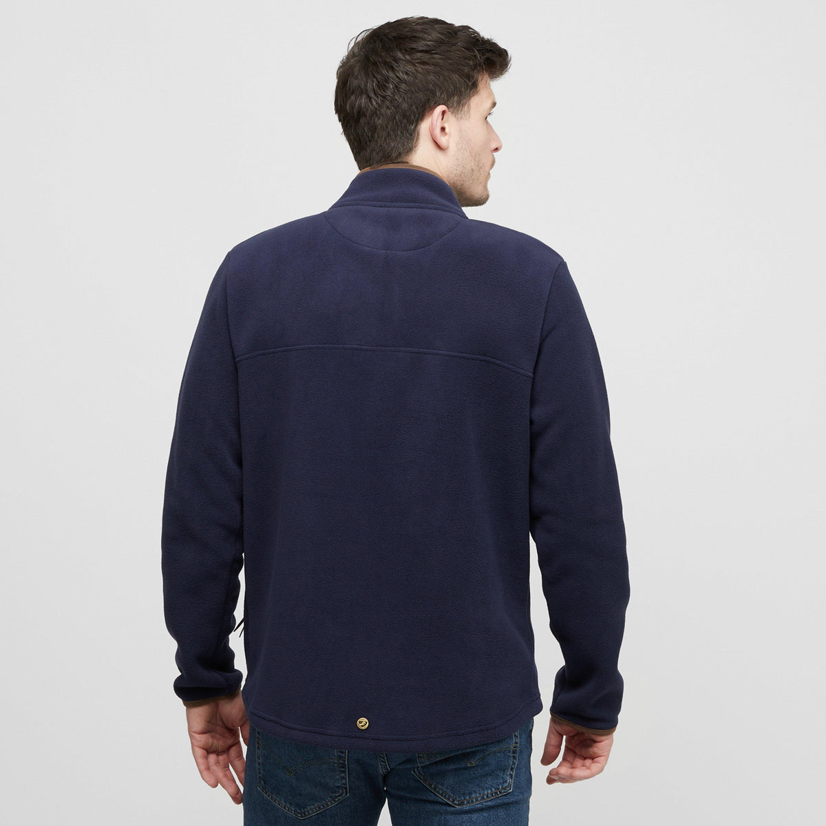 Mens Half Zip Fleece Navy