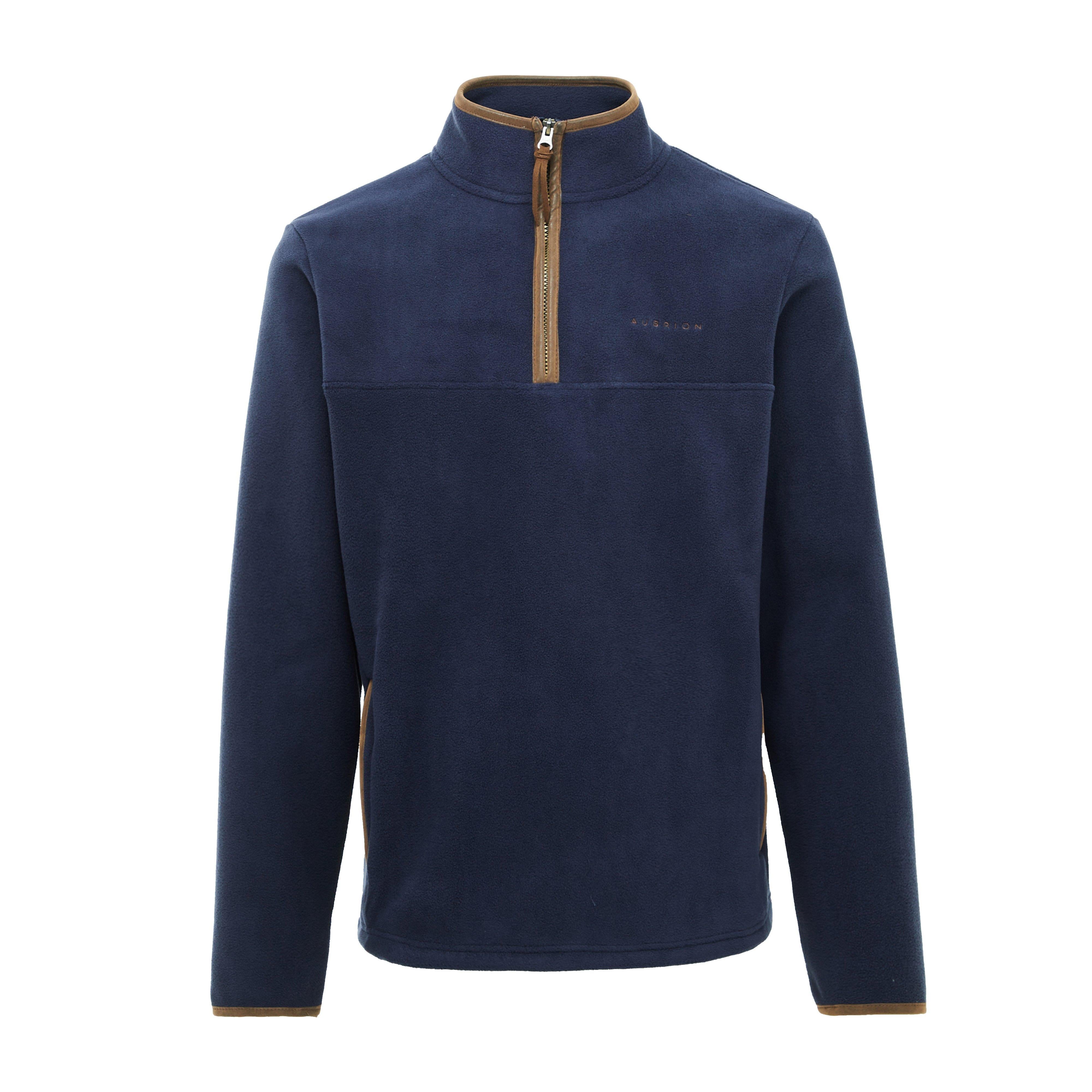 Mens Half Zip Fleece Navy