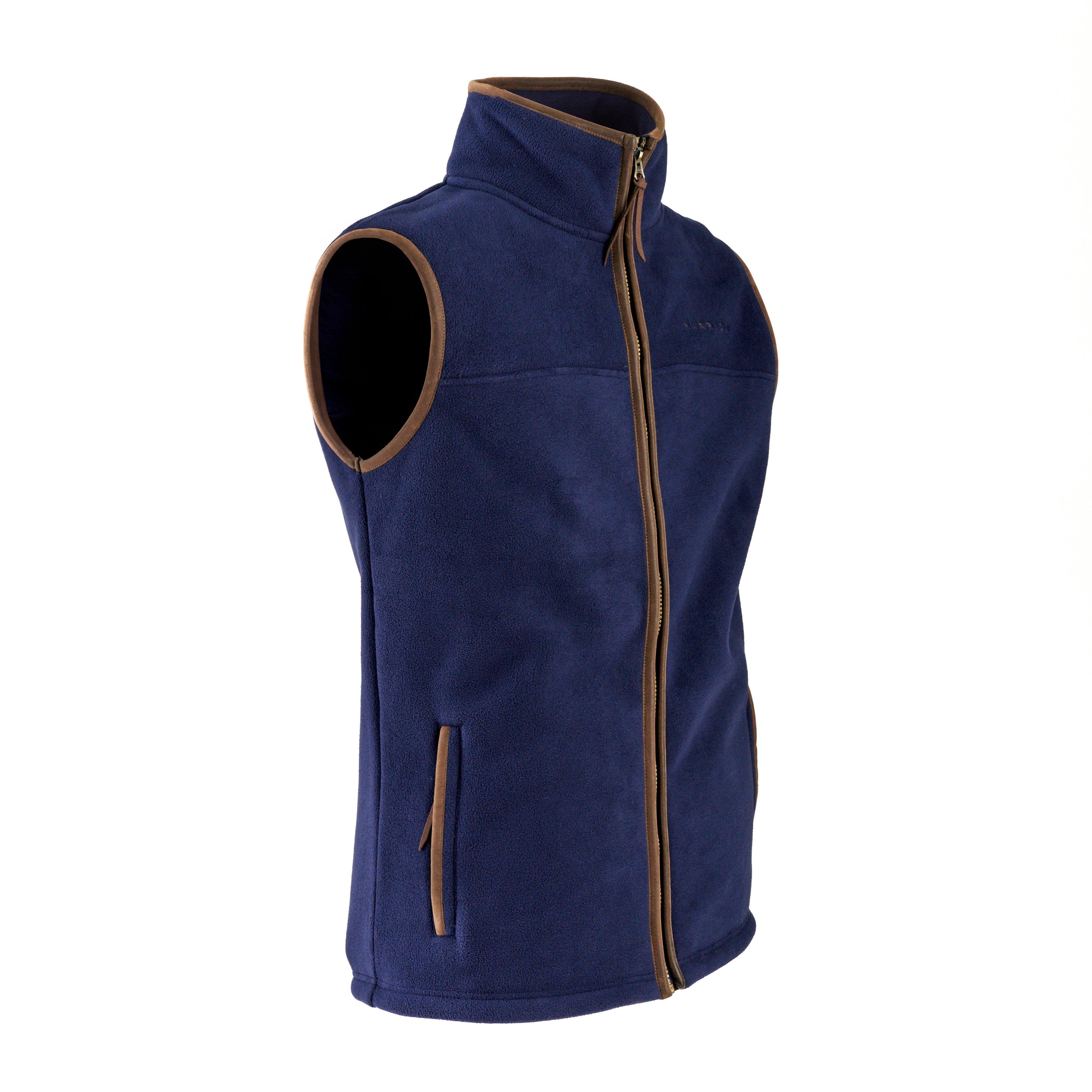 Mens Fleece Gilet Navy