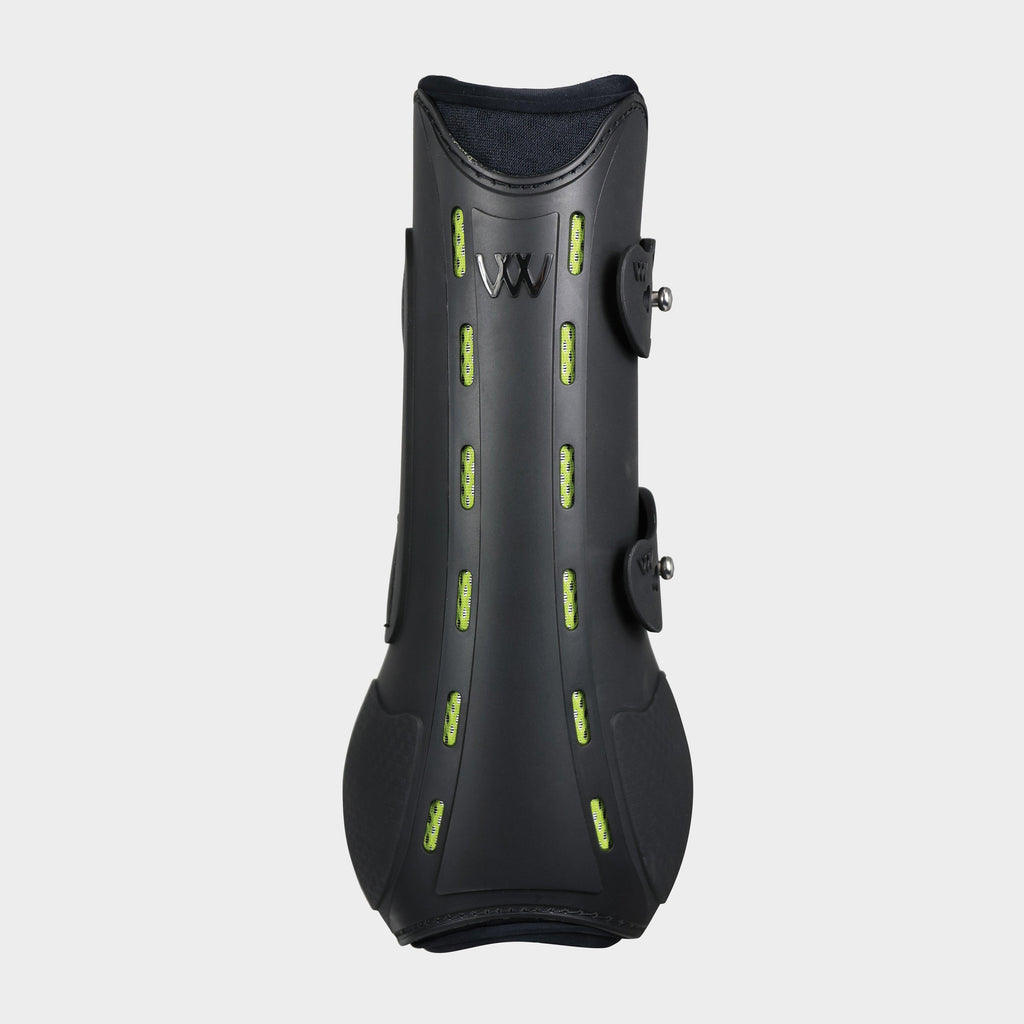 Vision Tendon Boots Black/Brushed Steel