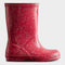 Kids Original First Giant Glitter Wellington Boots Red