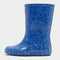 Kids Original First Giant Glitter Wellington Boots Blue