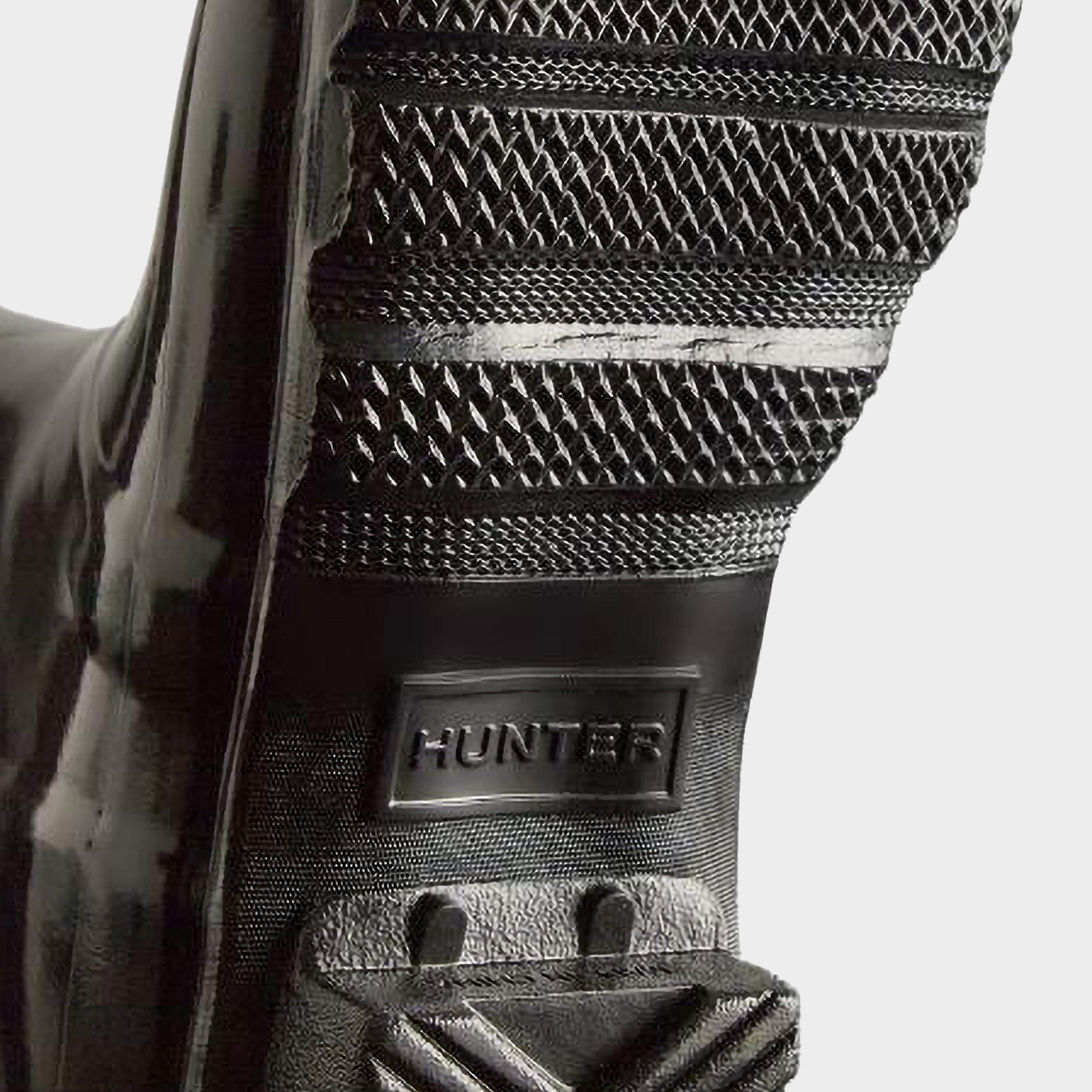 Womens Short Back Adjustable Wellington Boots Black