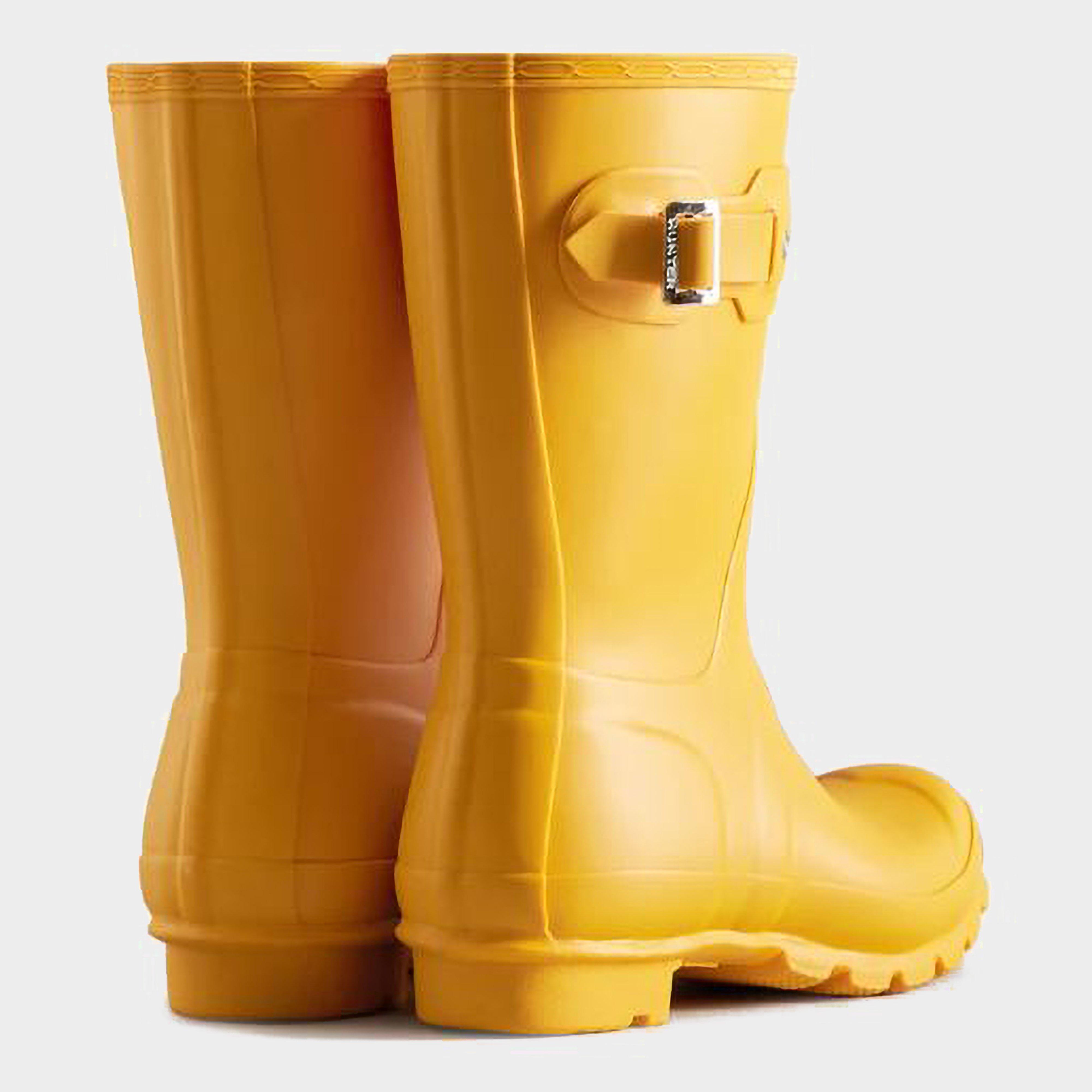 Womens Original Short Wellington Boots Hunter Yellow