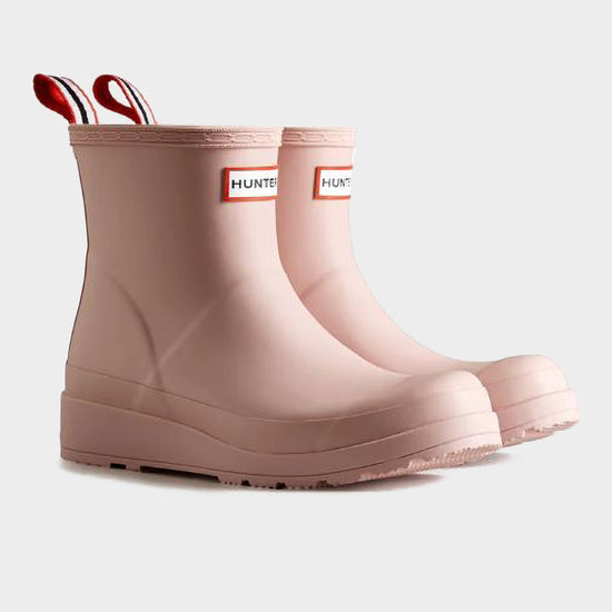 Womens Play Short Wellington Boots Pink