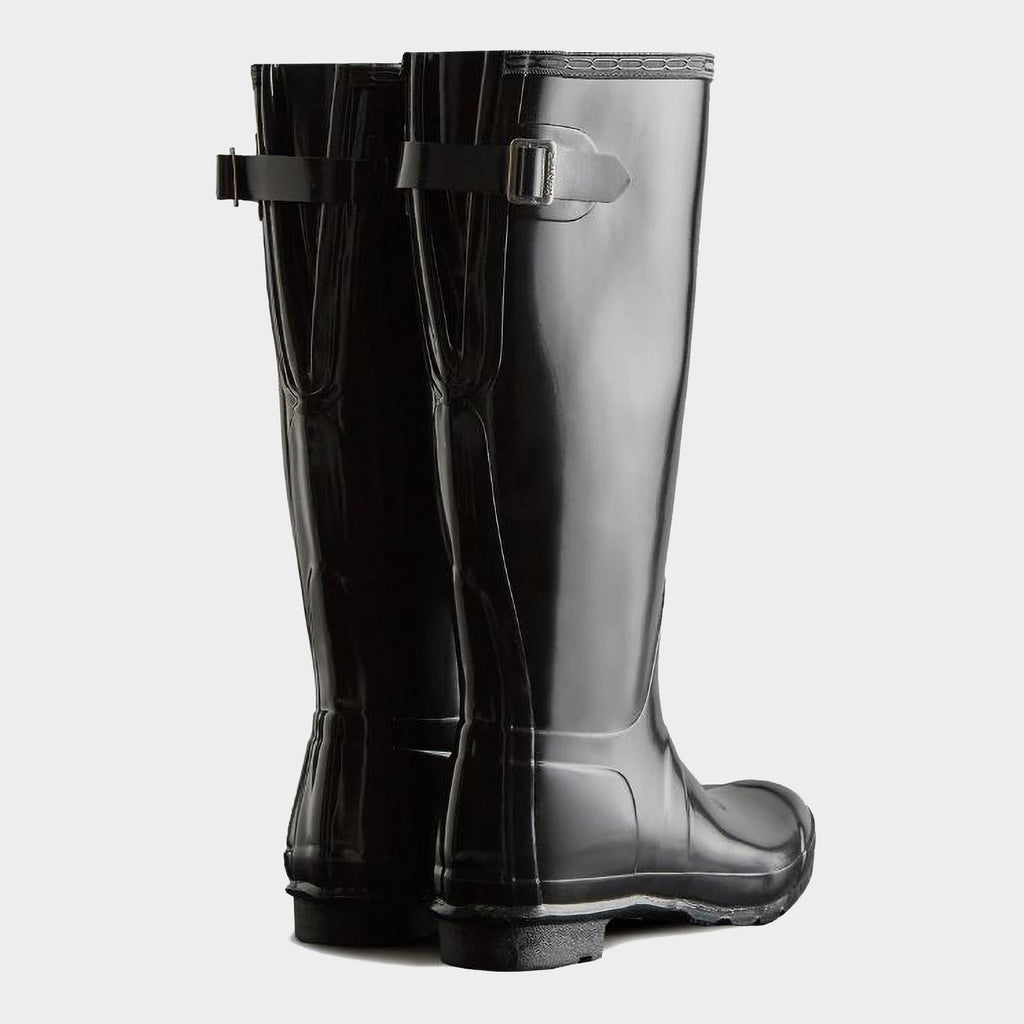Womens Original Tall Back Adjustable Wellington Boots Black