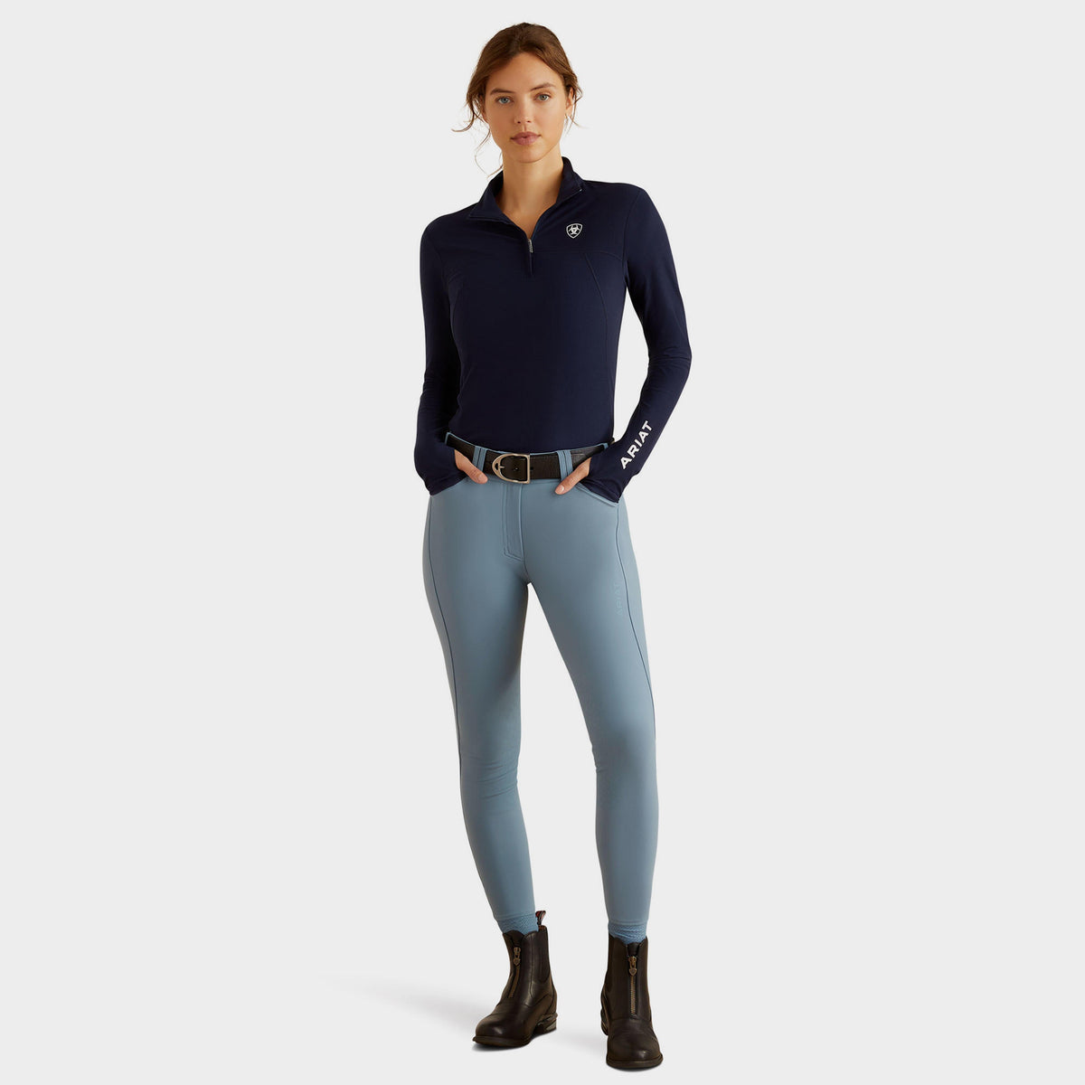 Womens Lowell 3.0 1/4 Zip Base Layer Navy Eclipse