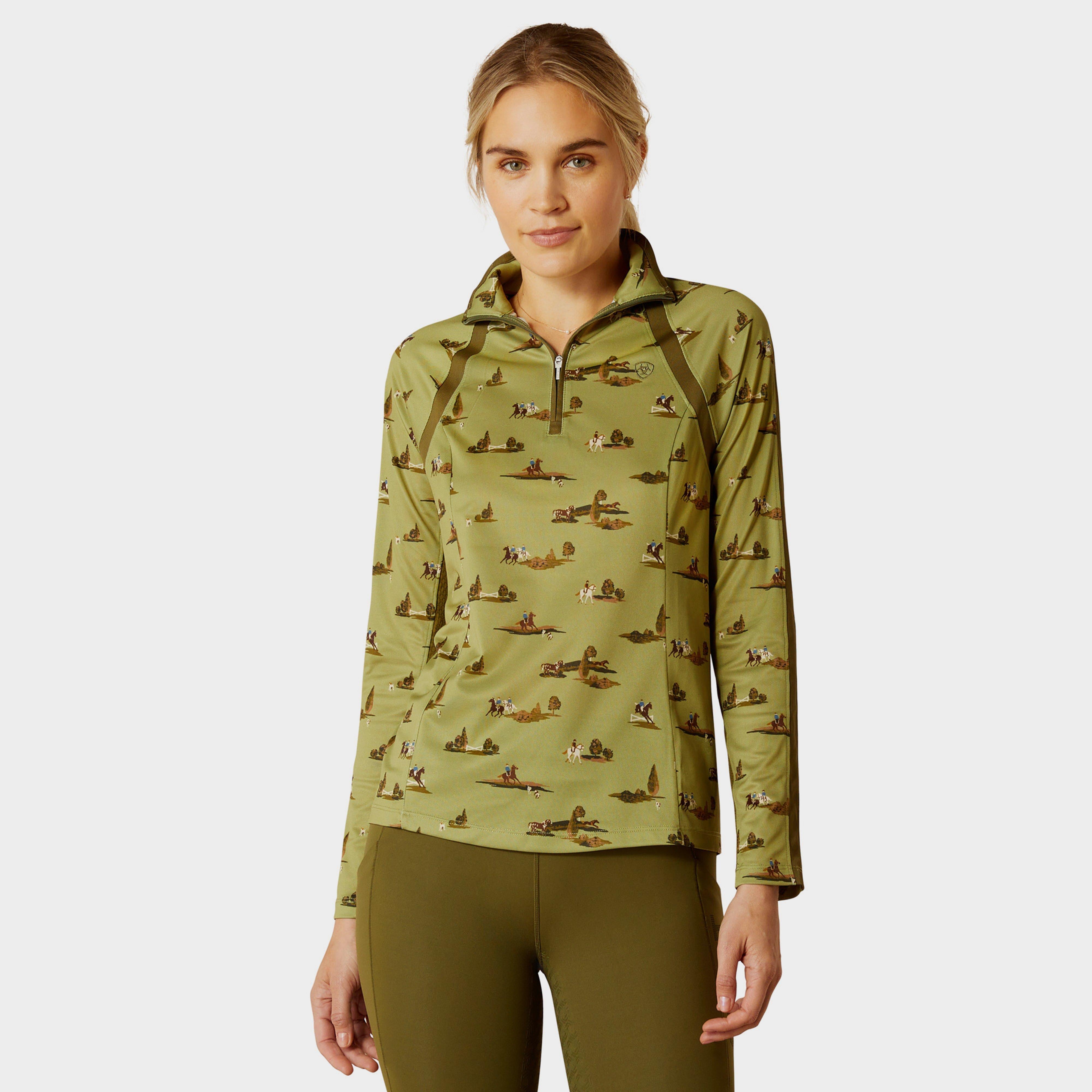 Womens Sunstopper 3.0 1/4 Zip Base Layer Hacking Around