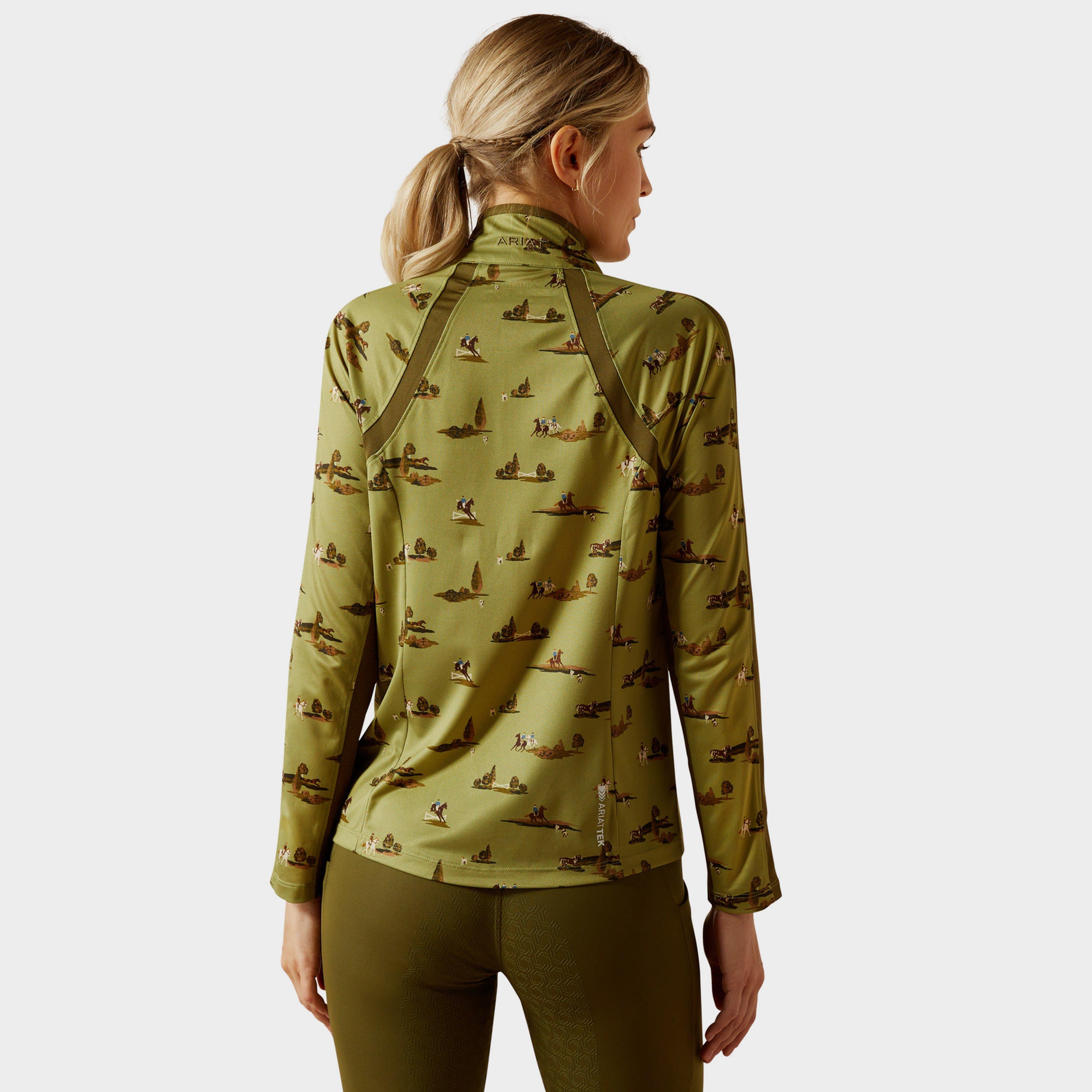 Womens Sunstopper 3.0 1/4 Zip Base Layer Hacking Around