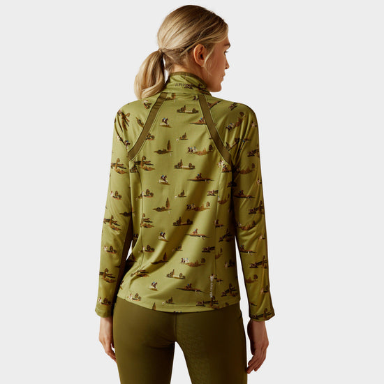 Womens Sunstopper 3.0 1/4 Zip Base Layer Hacking Around