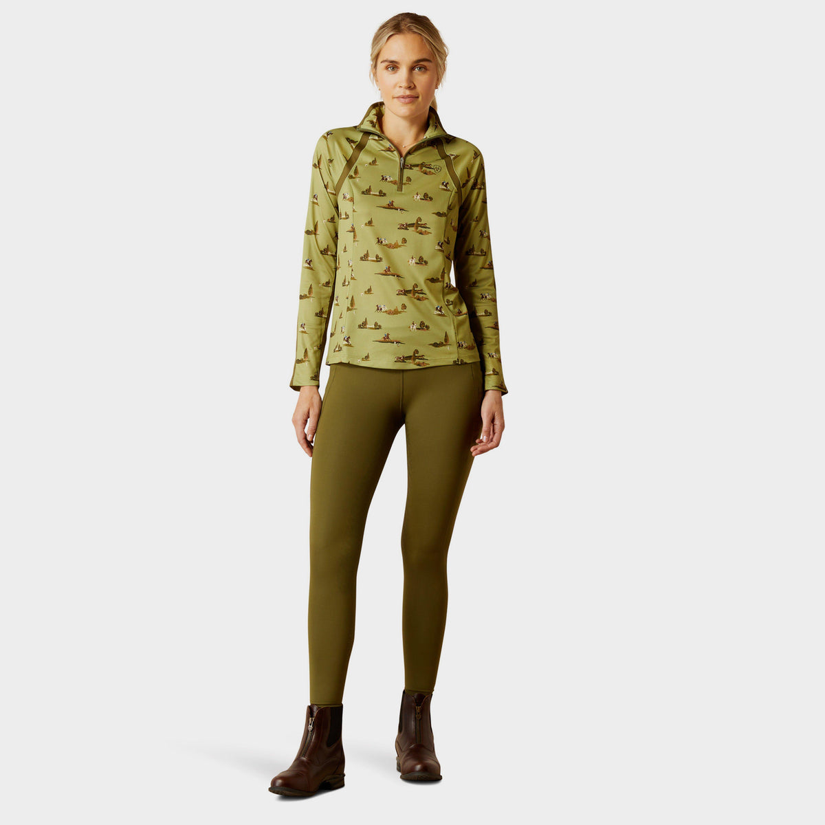 Womens Sunstopper 3.0 1/4 Zip Base Layer Hacking Around