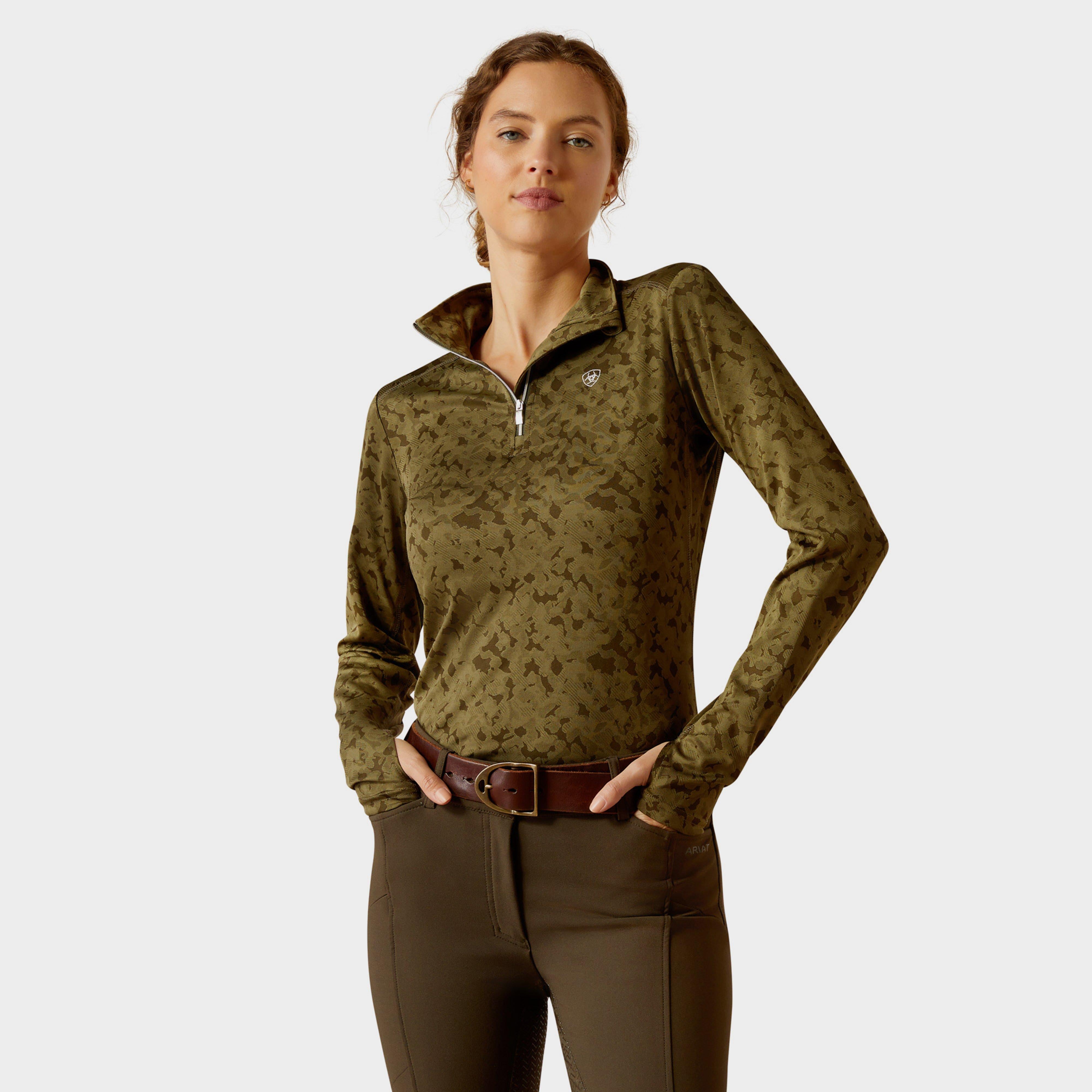 Womens Prophecy 1/4 Zip Base Layer Relic