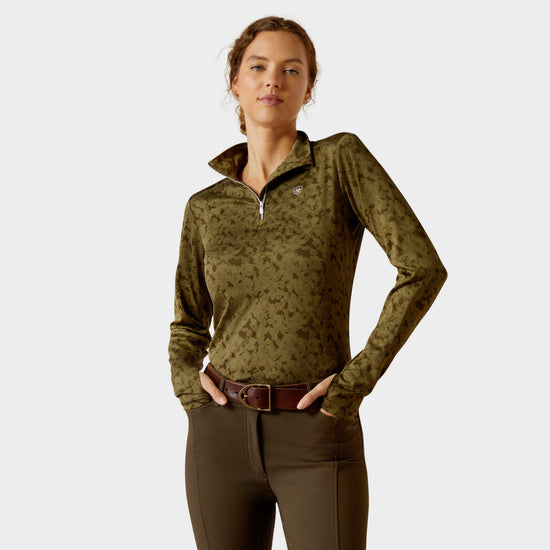 Womens Prophecy 1/4 Zip Base Layer Relic