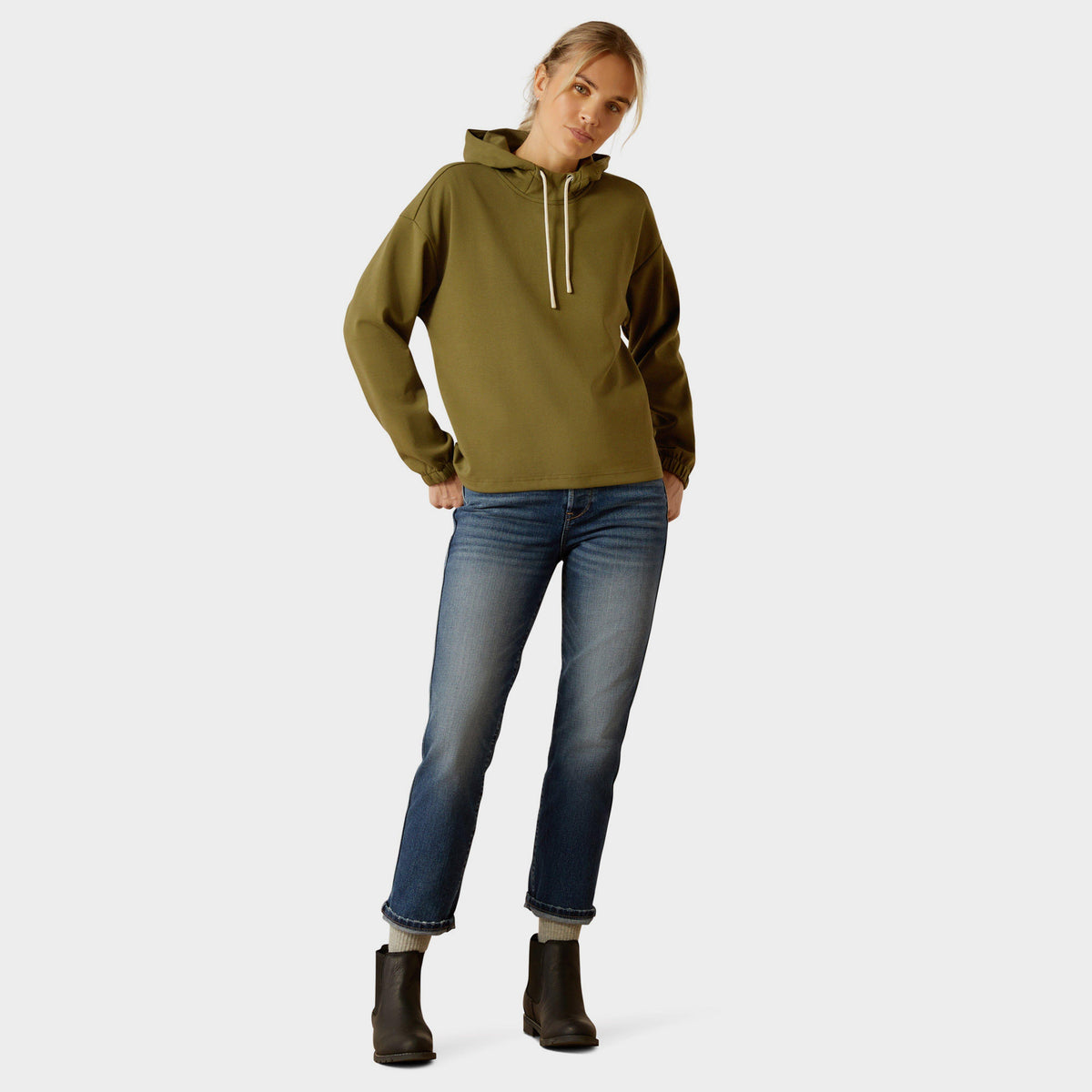 Womens Moraga Hoodie Winter Moss